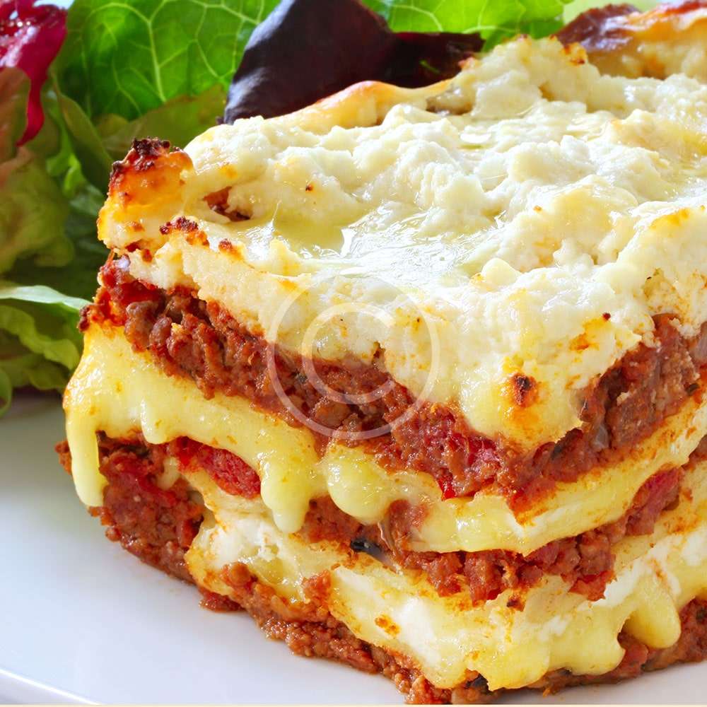 Three-Meat Special Lasagna